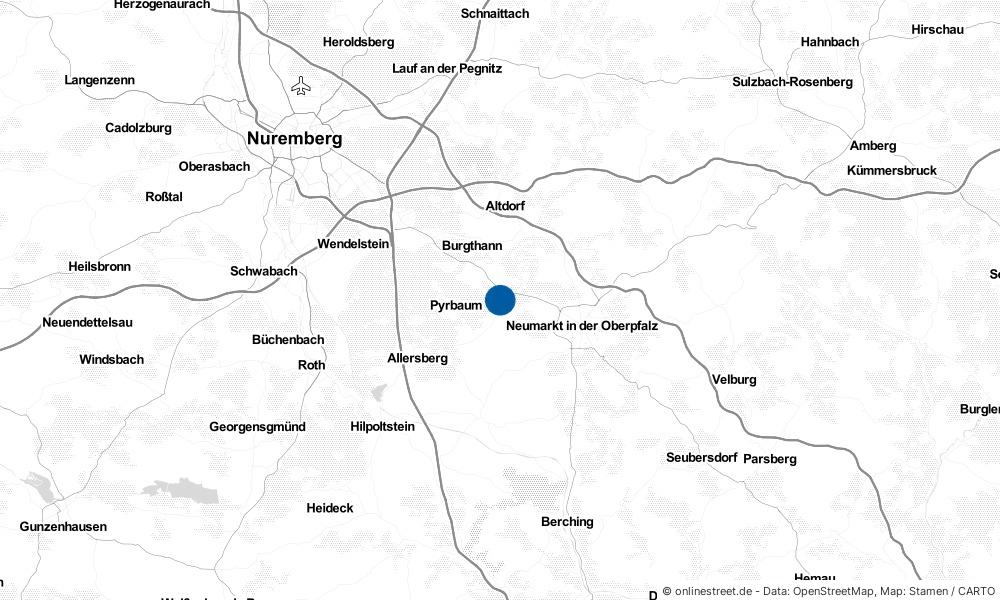Karte: Wo liegt Postbauer-Heng?
