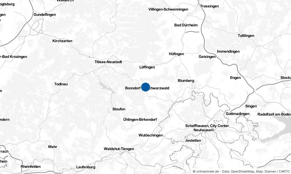 Bonndorf im Schwarzwald in Baden-Württemberg