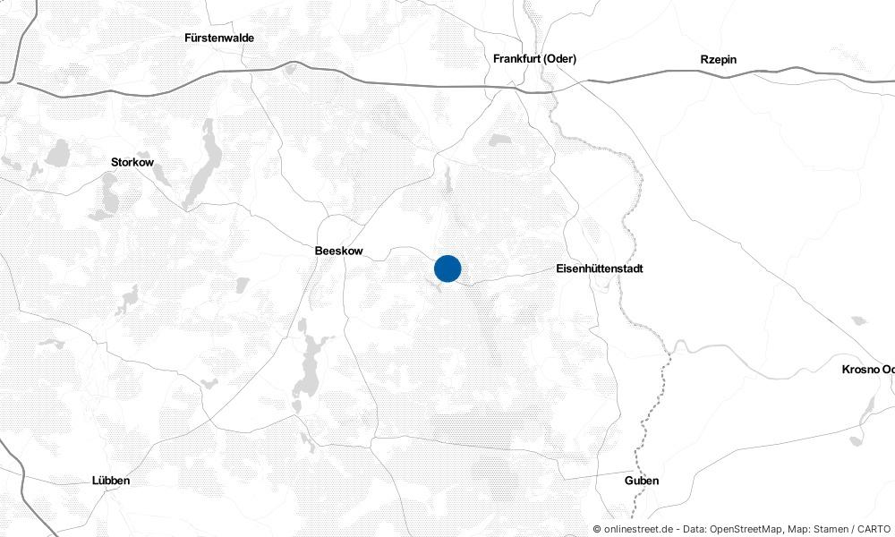 Karte: Wo liegt Dammendorf?