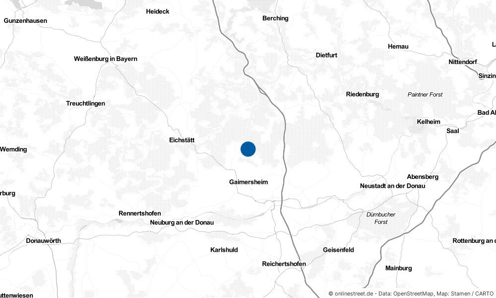 Karte: Wo liegt Böhmfeld?