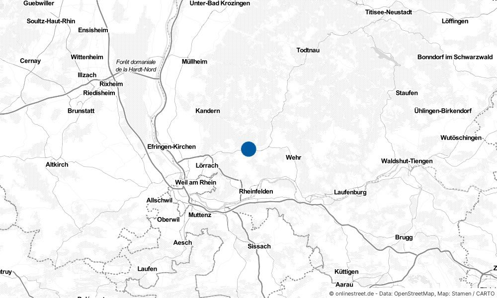 Karte: Wo liegt Maulburg?