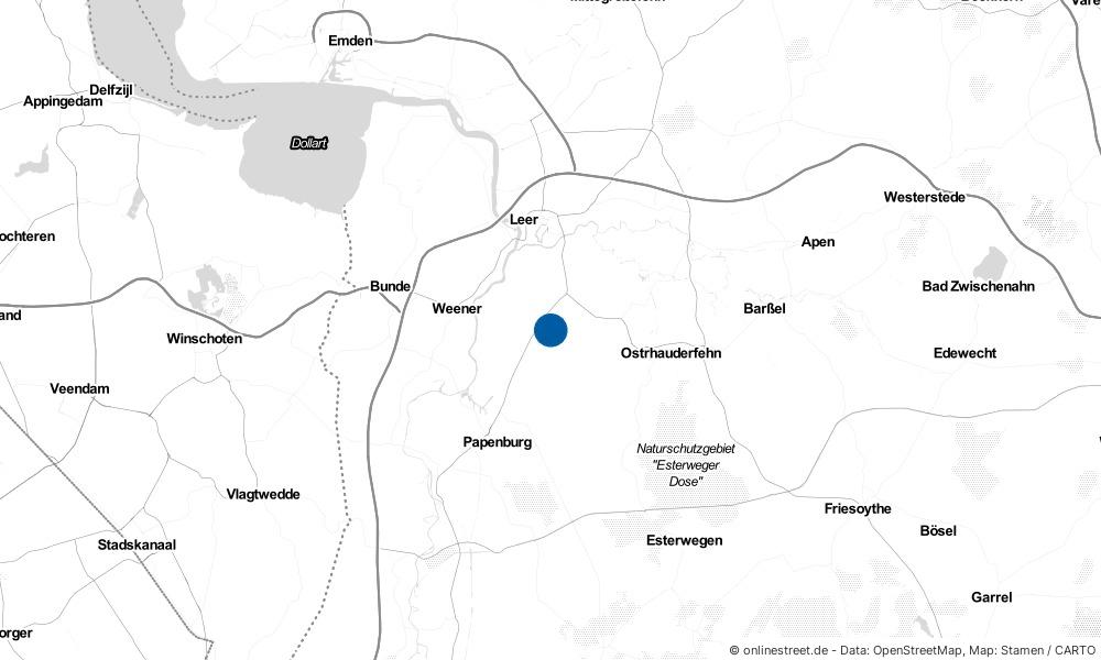 Karte: Wo liegt Westoverledingen?