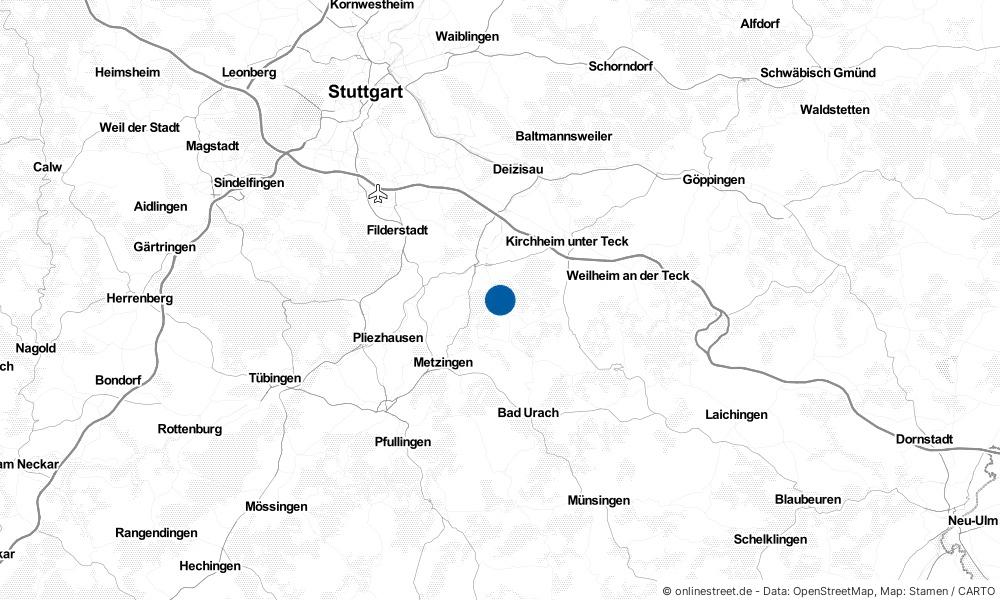 Karte: Wo liegt Frickenhausen?