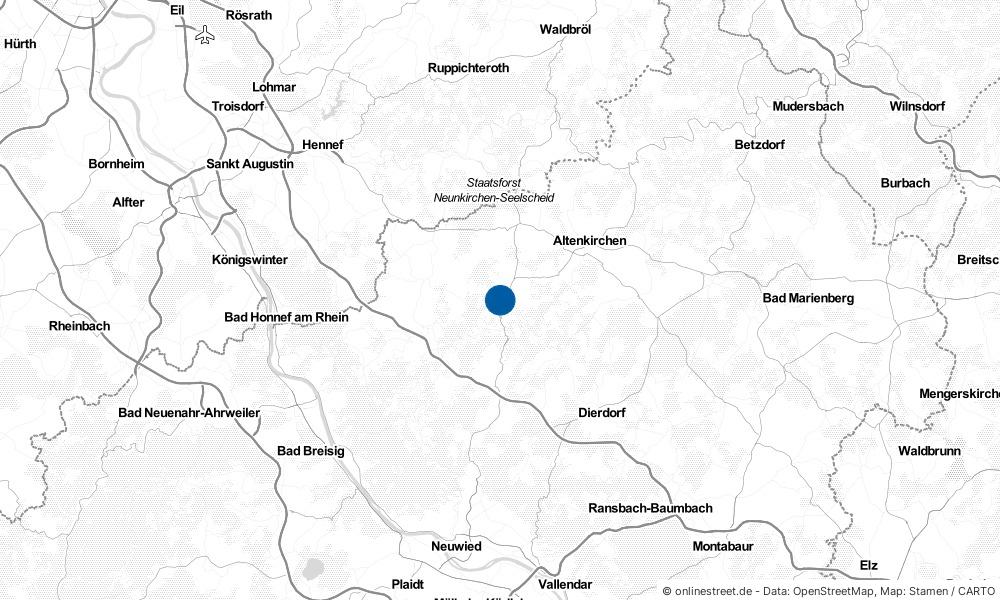 Karte: Wo liegt Flammersfeld?