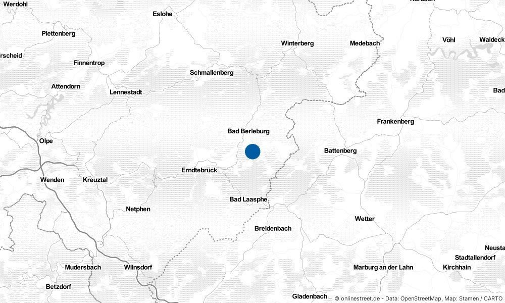 Karte: Wo liegt Dotzlar?