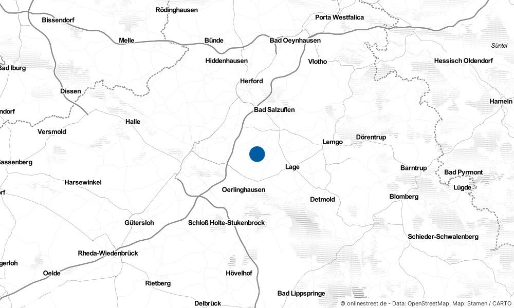 Leopoldshöhe in Nordrhein-Westfalen