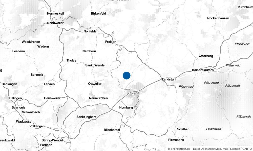 Karte: Wo liegt Dittweiler?