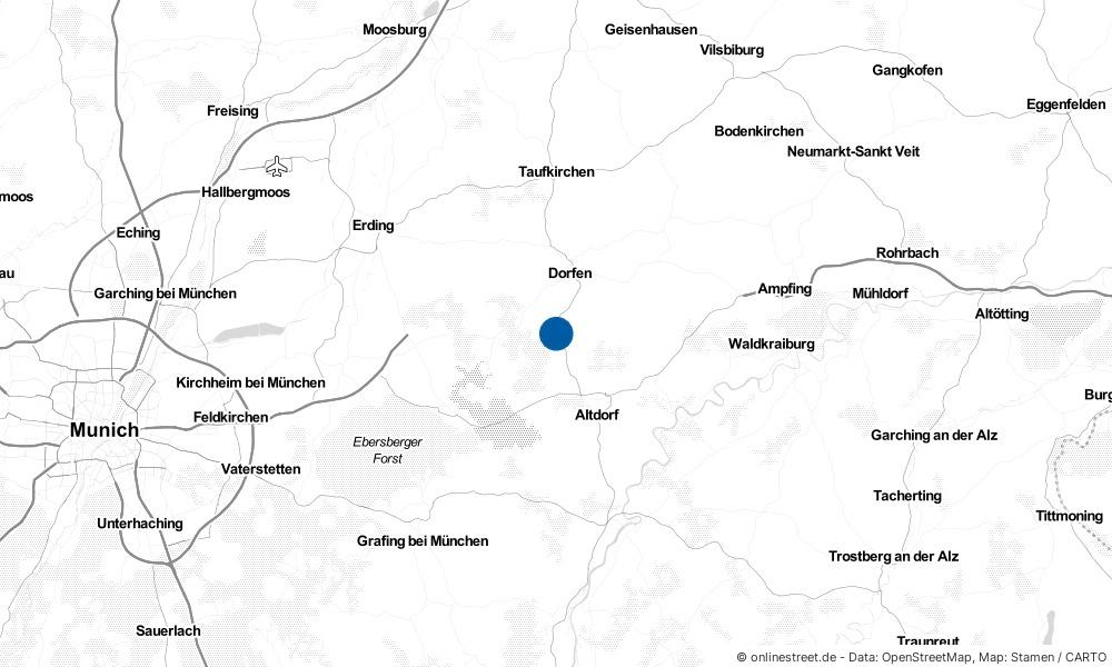 Karte: Wo liegt Sankt Wolfgang?