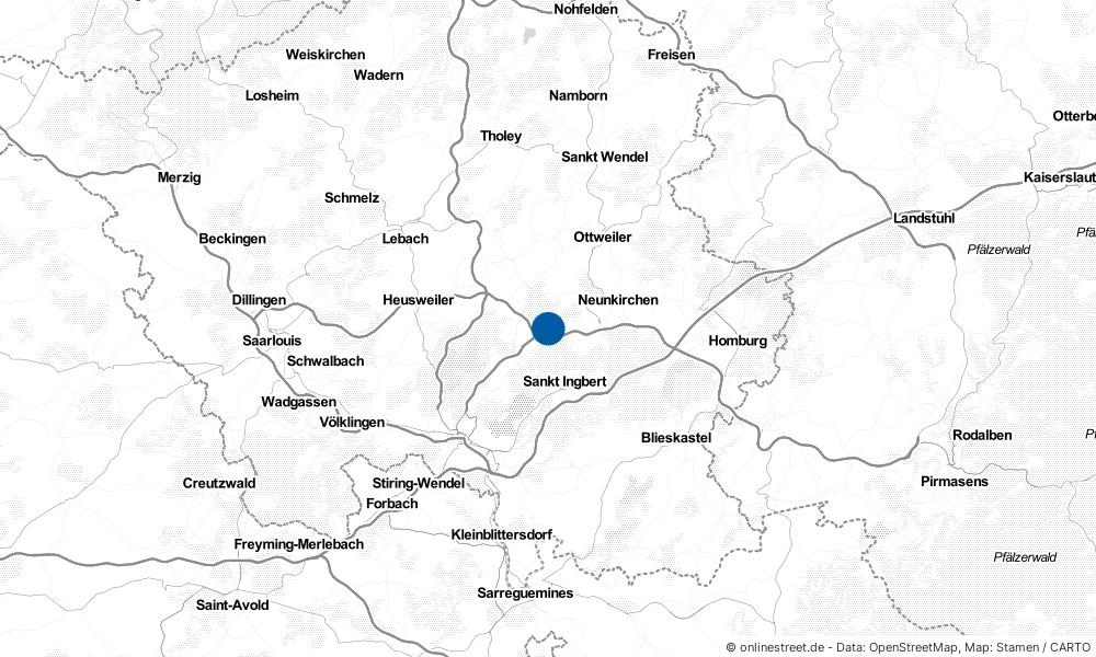 Karte: Wo liegt Friedrichsthal?