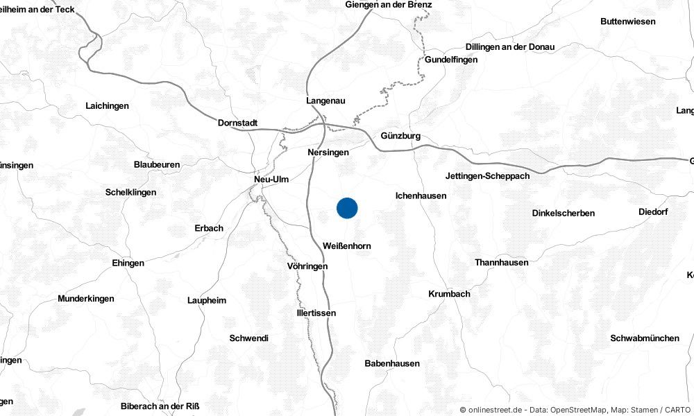 Karte: Wo liegt Pfaffenhofen an der Roth?
