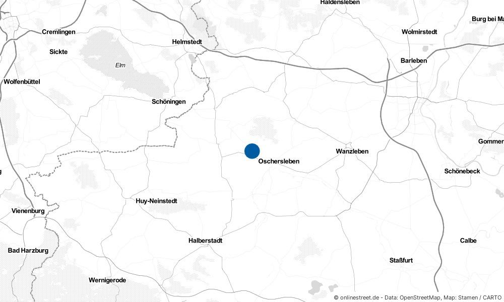 Karte: Wo liegt Hornhausen?