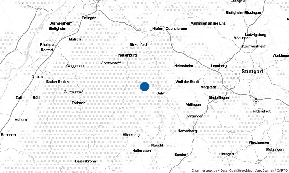 Oberreichenbach in Baden-Württemberg
