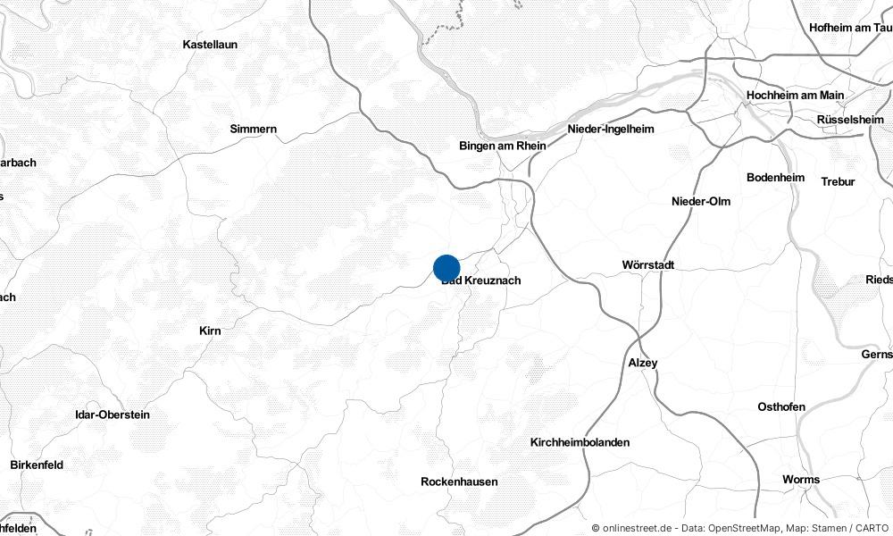 Karte: Wo liegt Rüdesheim?