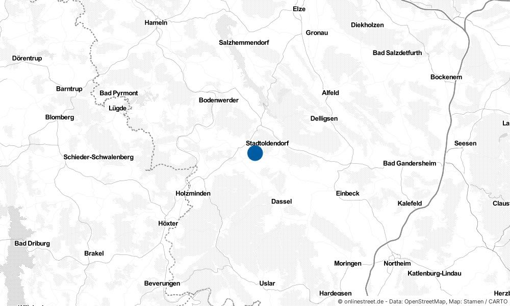 Karte: Wo liegt Stadtoldendorf?