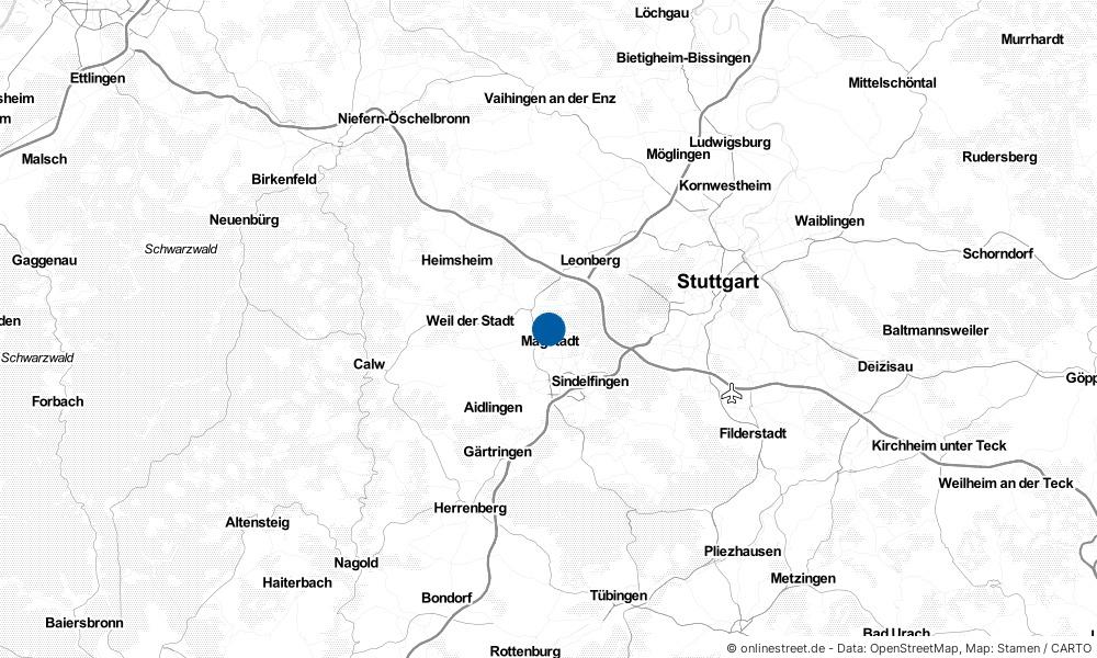 Magstadt in Baden-Württemberg