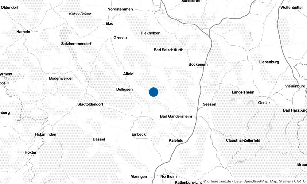 Karte: Wo liegt Winzenburg?
