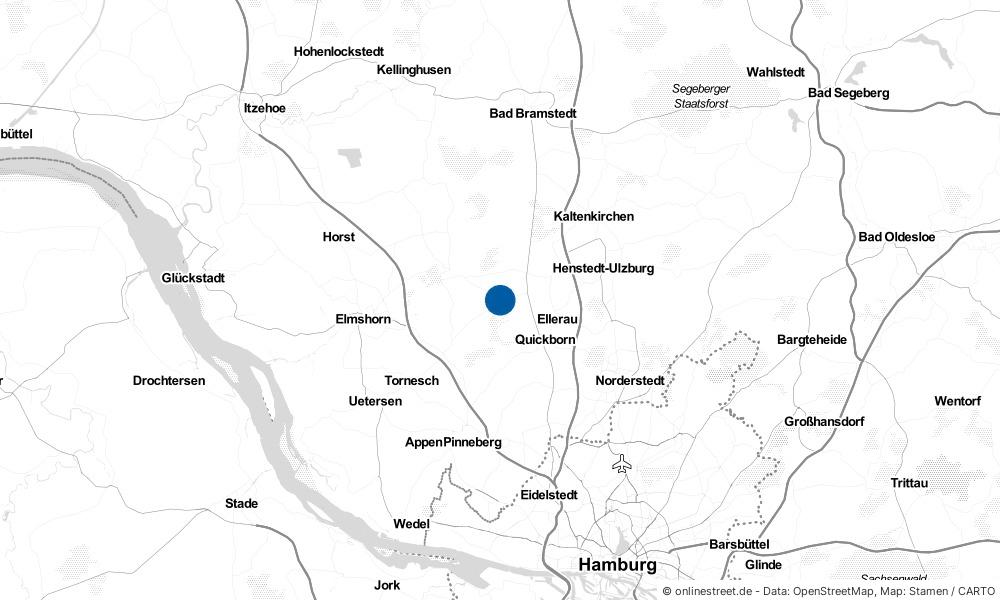 Karte: Wo liegt Hemdingen?