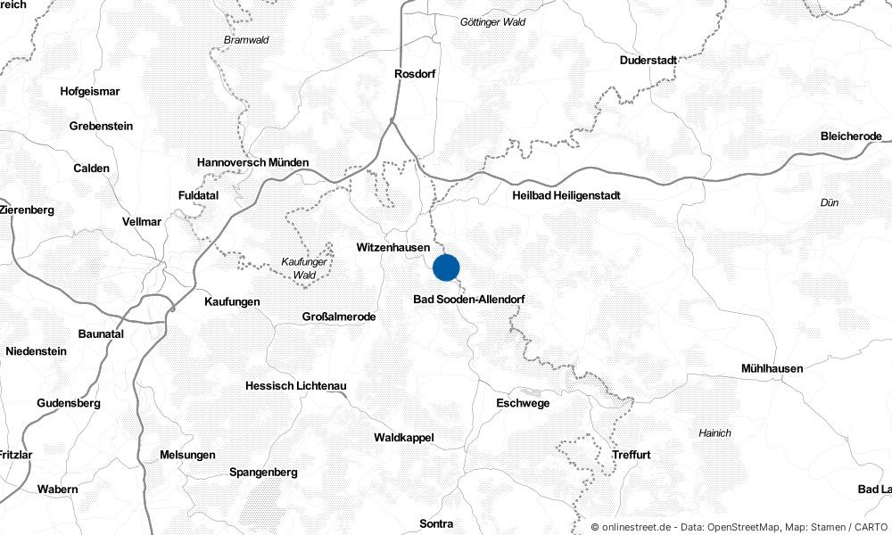 Karte: Wo liegt Lindewerra?