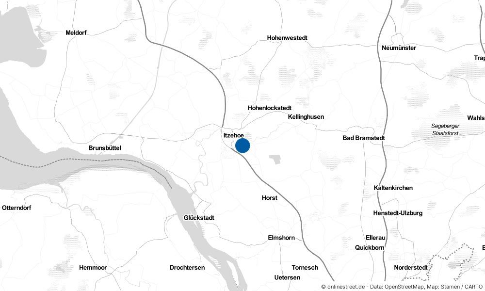 Karte: Wo liegt Münsterdorf?
