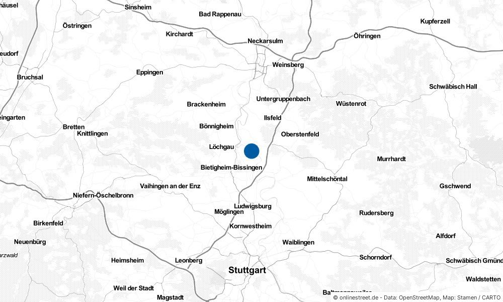 Karte: Wo liegt Hessigheim?