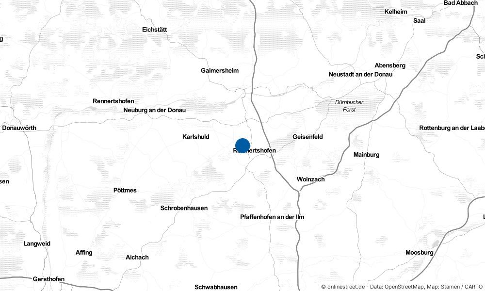 Karte: Wo liegt Baar-Ebenhausen?