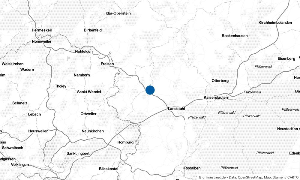 Karte: Wo liegt Glan-Münchweiler?