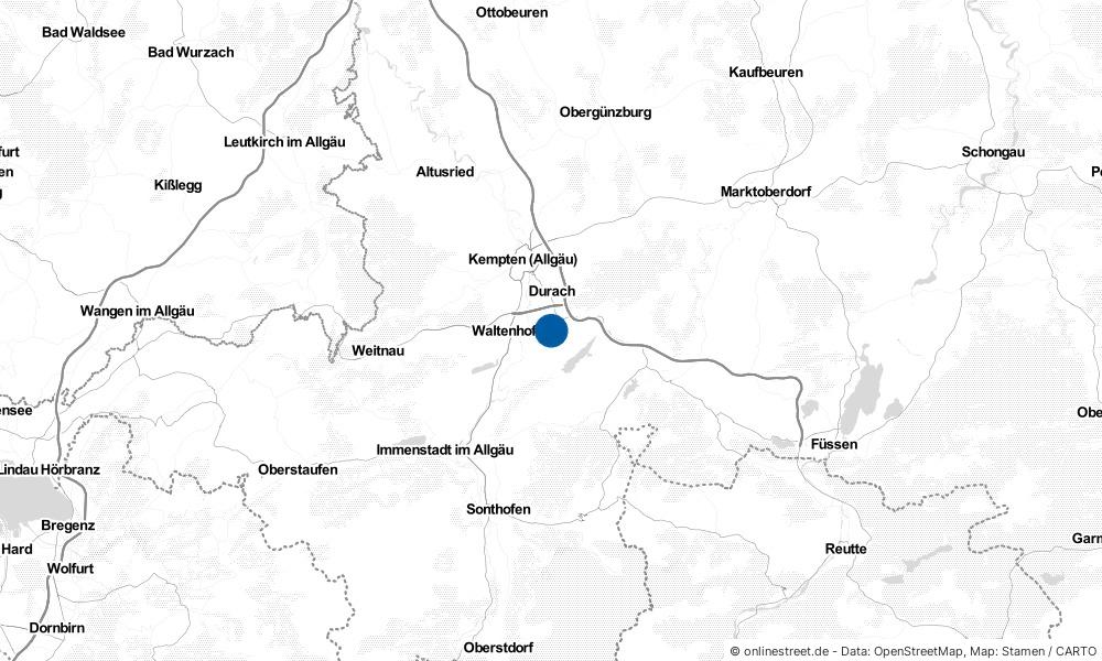 Karte: Wo liegt Sulzberg?