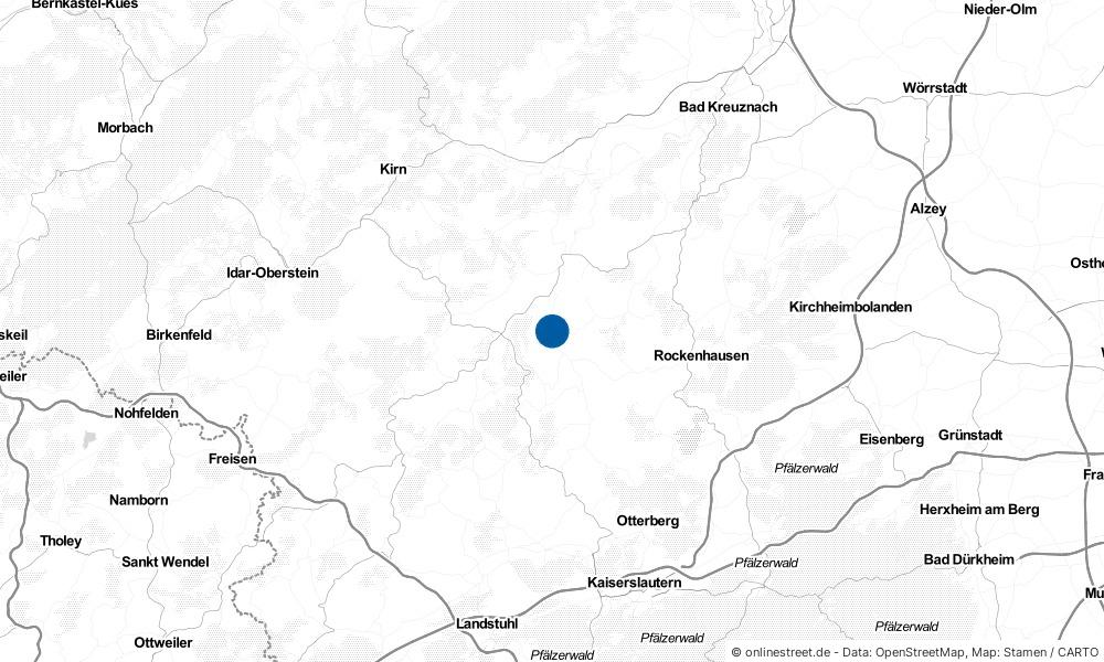 Karte: Wo liegt Ginsweiler?