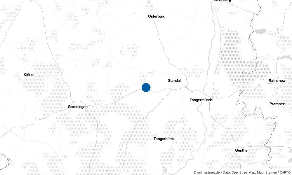 Karte: Wo liegt Nahrstedt?