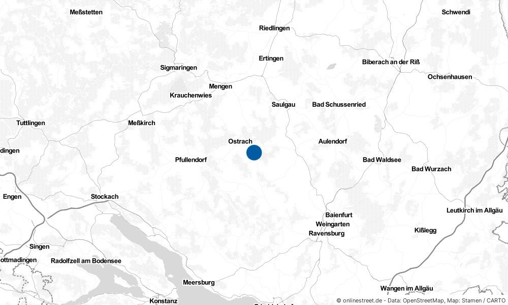 Karte: Wo liegt Königseggwald?