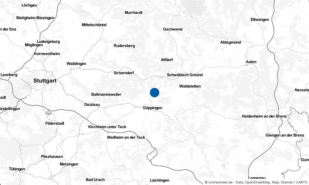 Karte: Wo liegt Birenbach?