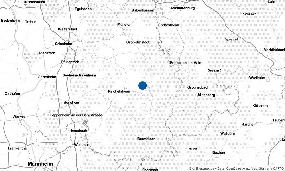Karte: Wo liegt Brombachtal?