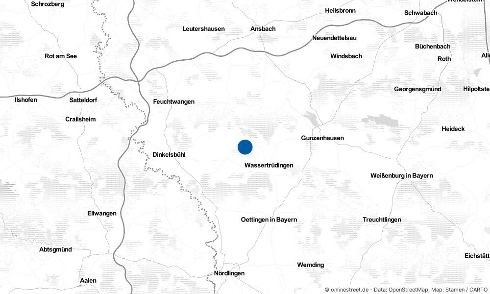 Karte: Wo liegt Ehingen?