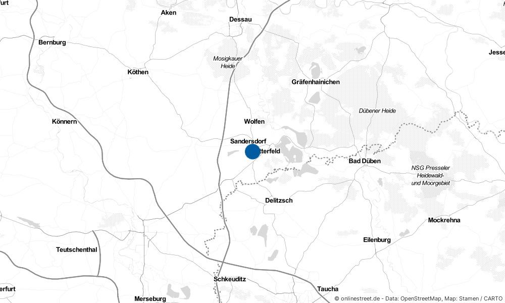 Karte: Wo liegt Zscherndorf?
