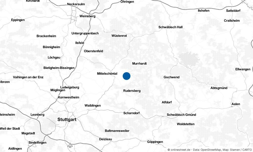 Karte: Wo liegt Auenwald?