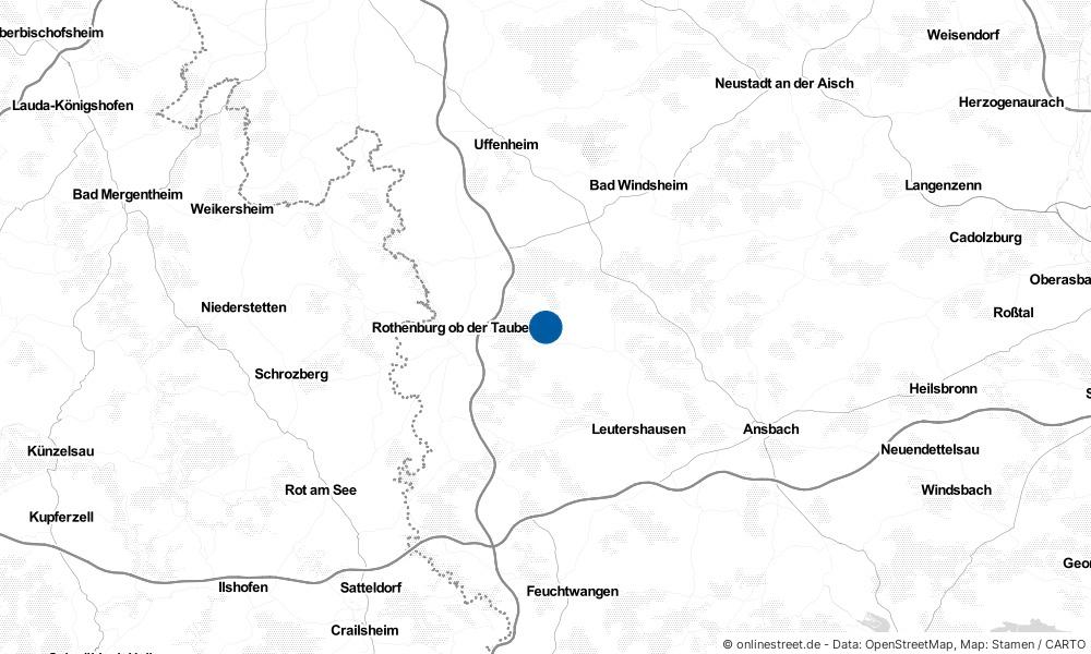 Karte: Wo liegt Windelsbach?