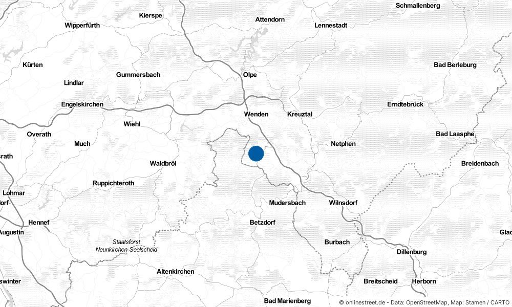 Karte: Wo liegt Freudenberg?