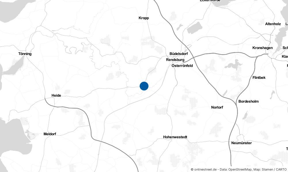 Karte: Wo liegt Hamdorf?