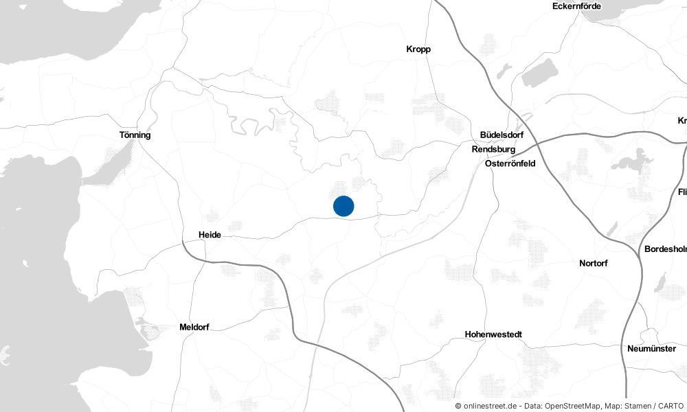 Karte: Wo liegt Dellstedt?