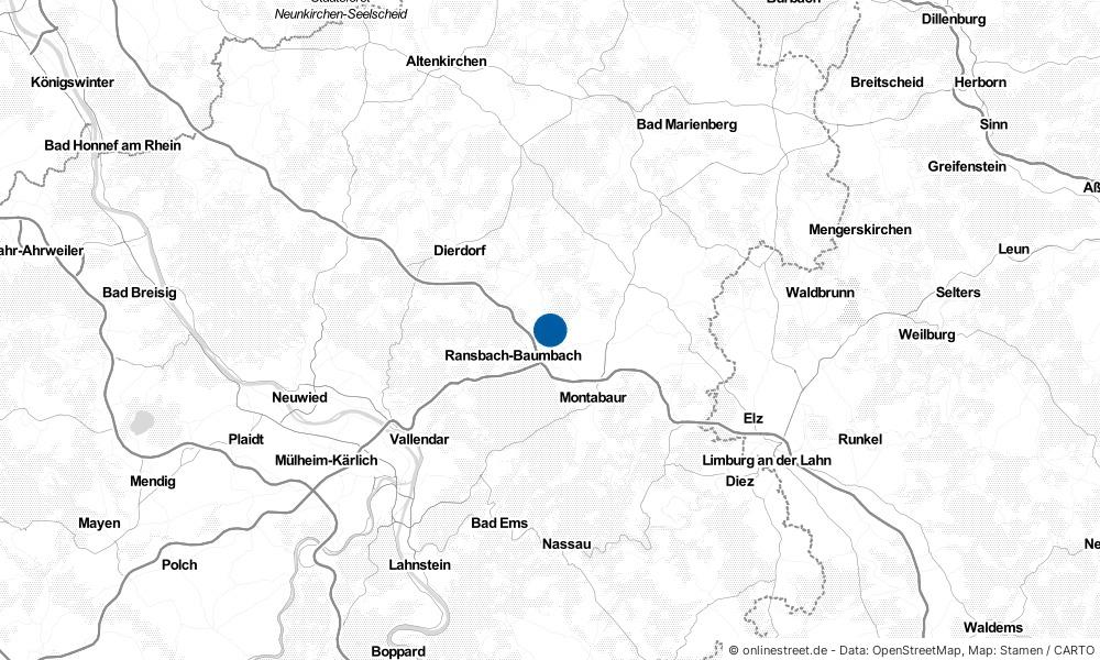 Karte: Wo liegt Siershahn?