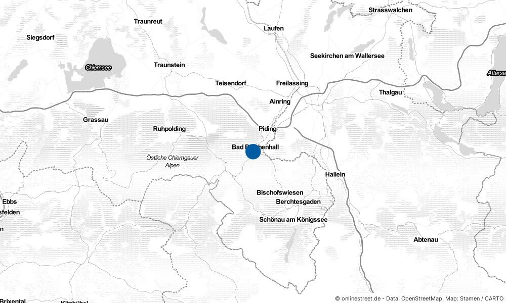 Karte: Wo liegt Bad Reichenhall?