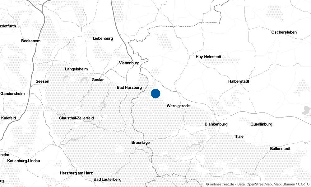 Karte: Wo liegt Ilsenburg?