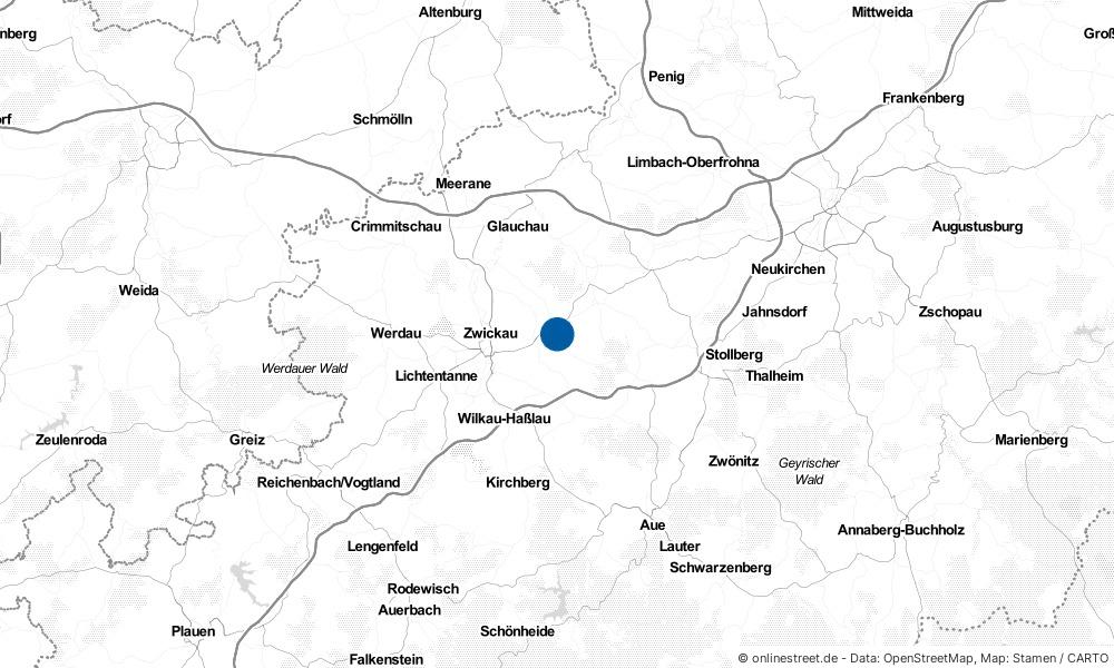 Karte: Wo liegt Mülsen Sankt Jacob?