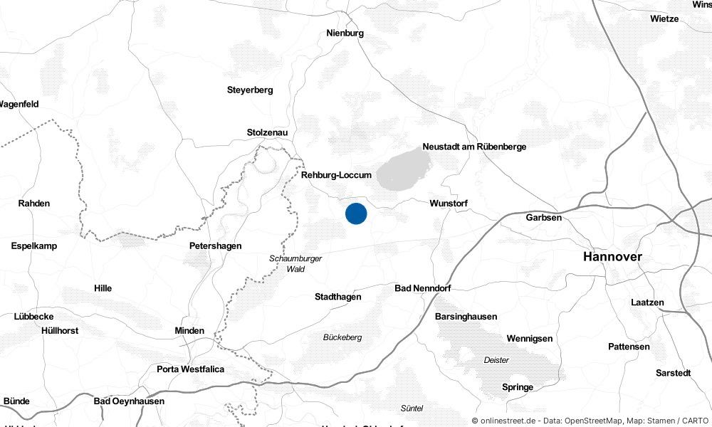 Karte: Wo liegt Wölpinghausen?