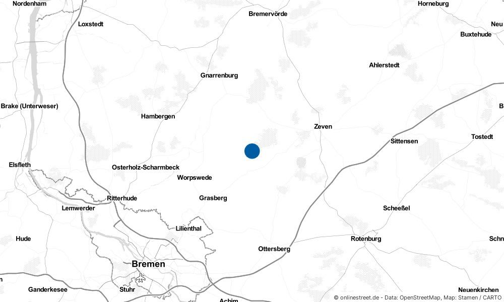 Karte: Wo liegt Hepstedt?