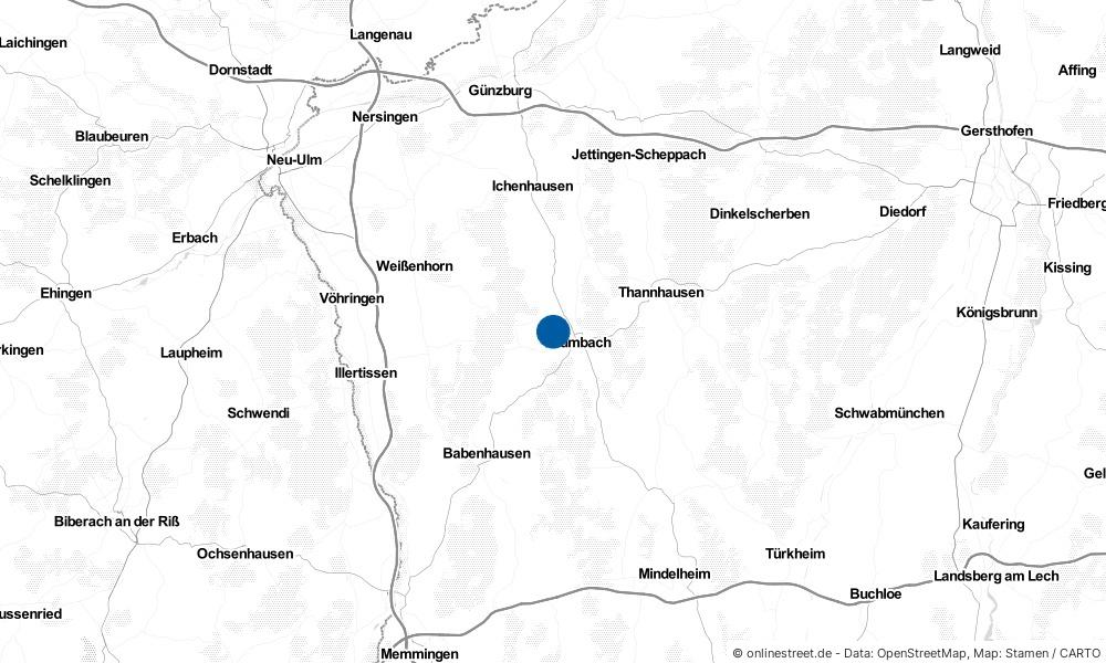 Karte: Wo liegt Deisenhausen?