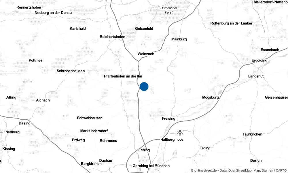 Karte: Wo liegt Schweitenkirchen?