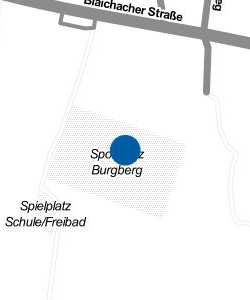 Vorschau: Karte von Sportplatz Burgberg