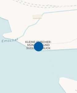 Vorschau: Karte von Kleine-Emscher- Mündung und Südhafenblick