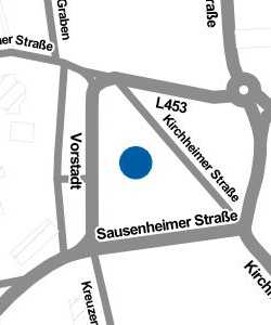 Vorschau: Karte von Augenzentrum Westpfalz MVZ GmbH - Praxis Grünstadt